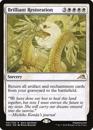 Brilliant Restoration (7) [Kamigawa: Neon Dynasty]
