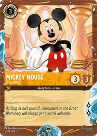 Mickey Mouse - True Friend (Disney Cruise Promo) (10/P3) [Disney Lorcana Promo Cards]