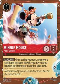 Minnie Mouse - Pirate Lookout (Disney Cruise Promo) (17) [Disney Lorcana Promo Cards]