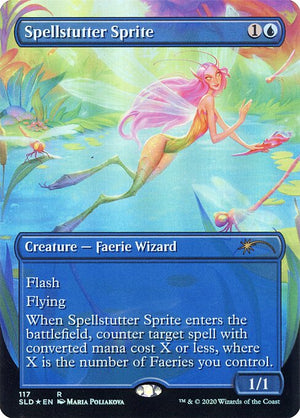 Spellstutter Sprite (117) [Secret Lair Drop] [Borderless]