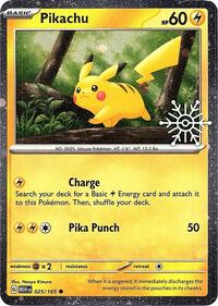 Pikachu - 025/165 (Holoiday Calendar) (025/165) [Miscellaneous Cards and Products]