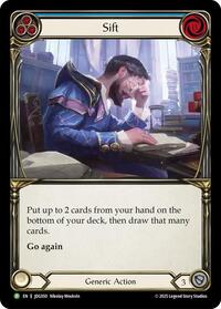 Sift (Blue) - JDG050 (JDG050) [Flesh and Blood Promo Cards]