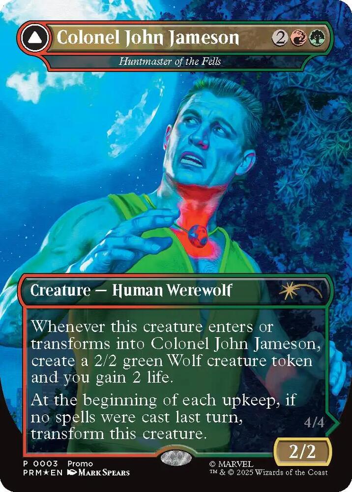 Colonel John Jameson - Huntmaster of the Fells (Borderless) (3) [Media Promos]