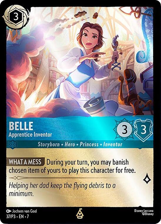 Belle - Apprentice Inventor (37) [Disney Lorcana Promo Cards]