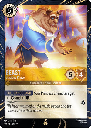 Beast - Gracious Prince (40) [Disney Lorcana Promo Cards]