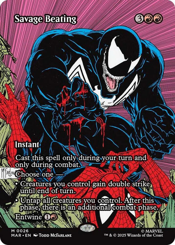 Savage Beating (Borderless) (26) [Marvel Universe Eternal-Legal]