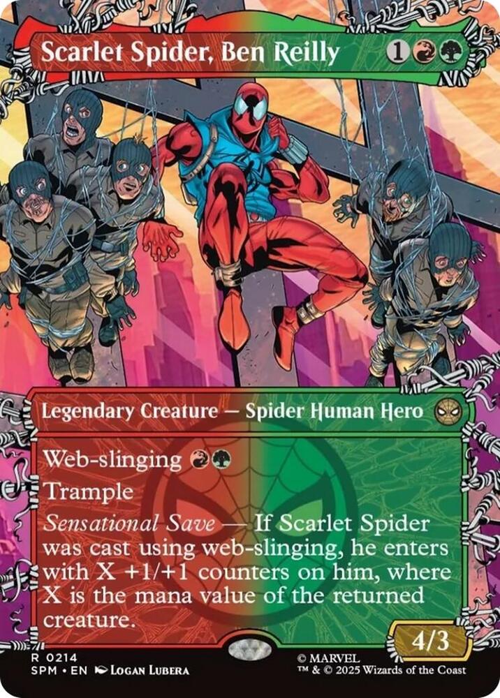 Scarlet Spider, Ben Reilly (Borderless) (214) [Marvel's Spider-Man]