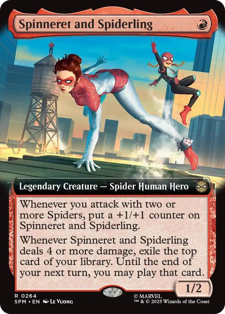 Spinneret and Spiderling (Extended Art) (264) [Marvel's Spider-Man]