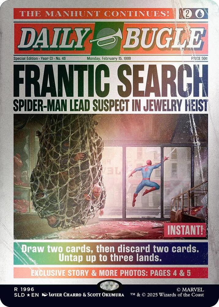 Frantic Search (1996) (Rainbow Foil) [Secret Lair Drop]