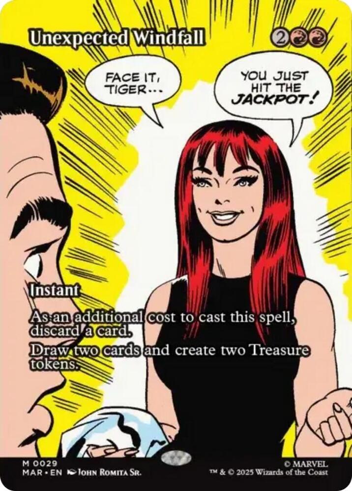 Unexpected Windfall (Borderless) (29) [Marvel Universe Eternal-Legal]