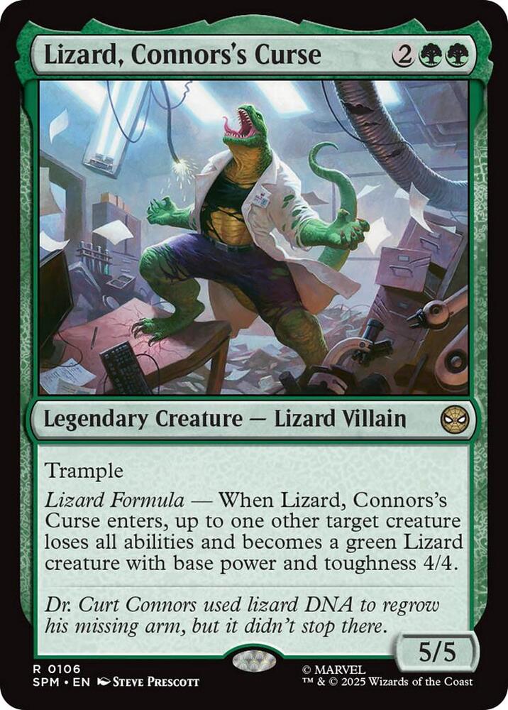 Lizard, Connors's Curse (106) [Marvel's Spider-Man]