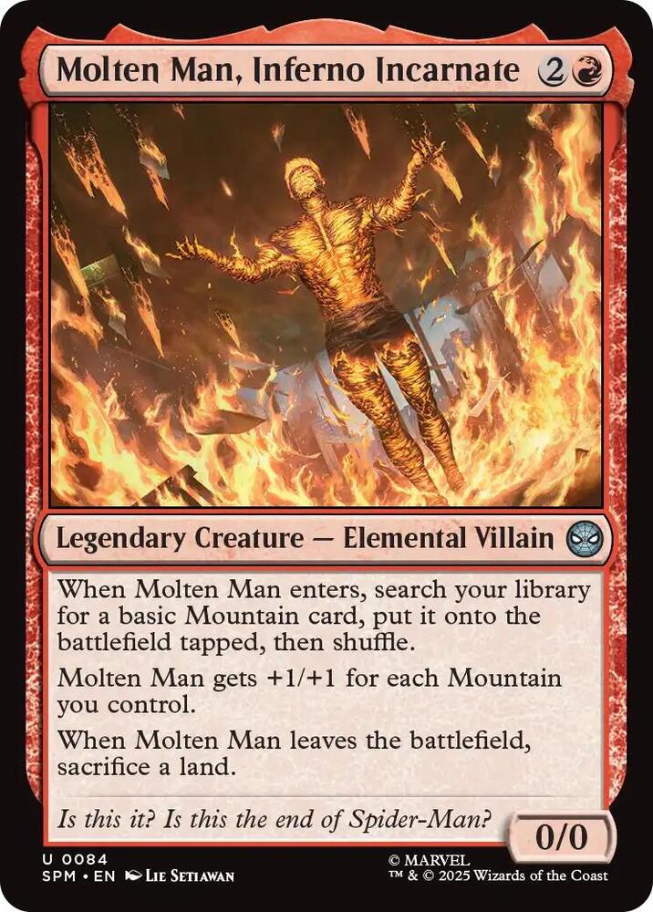 Molten Man, Inferno Incarnate (84) [Marvel's Spider-Man]
