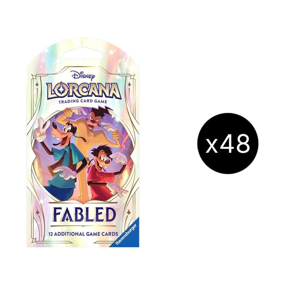 Disney Lorcana Fabled Sleeved Booster Pack Case