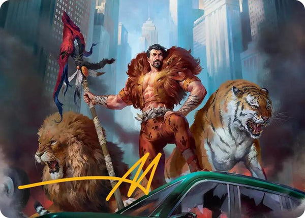 Kraven, Proud Predator Art Card (Gold-Stamped Signature) (28) [Marvel's Spider-Man Art Series]