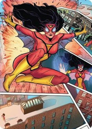 Spider-Woman, Stunning Savior Art Card (51) [Marvel's Spider-Man Art Series]