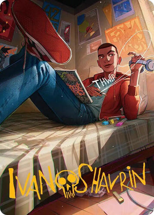 Miles Morales Art Card (Gold-Stamped Signature) (35) [Marvel's Spider-Man Art Series]