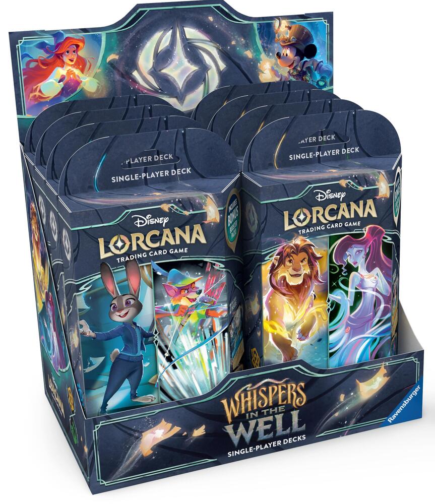 Disney Lorcana Whispers in the Well Starter Deck Display (FR) - PREORDER 7 novembre 2025