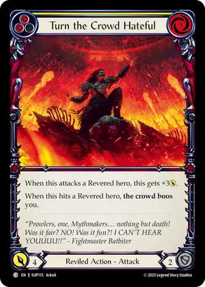 Turn the Crowd Hateful (Yellow) (SUP115) [Super Slam]