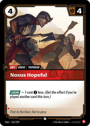 Noxus Hopeful (012/298) [Origins]