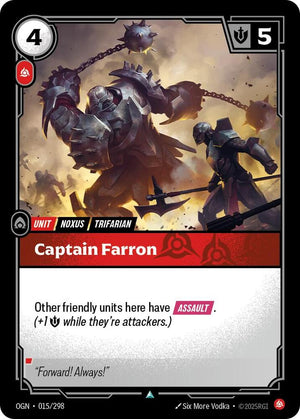 Captain Farron (015/298) [Origins]