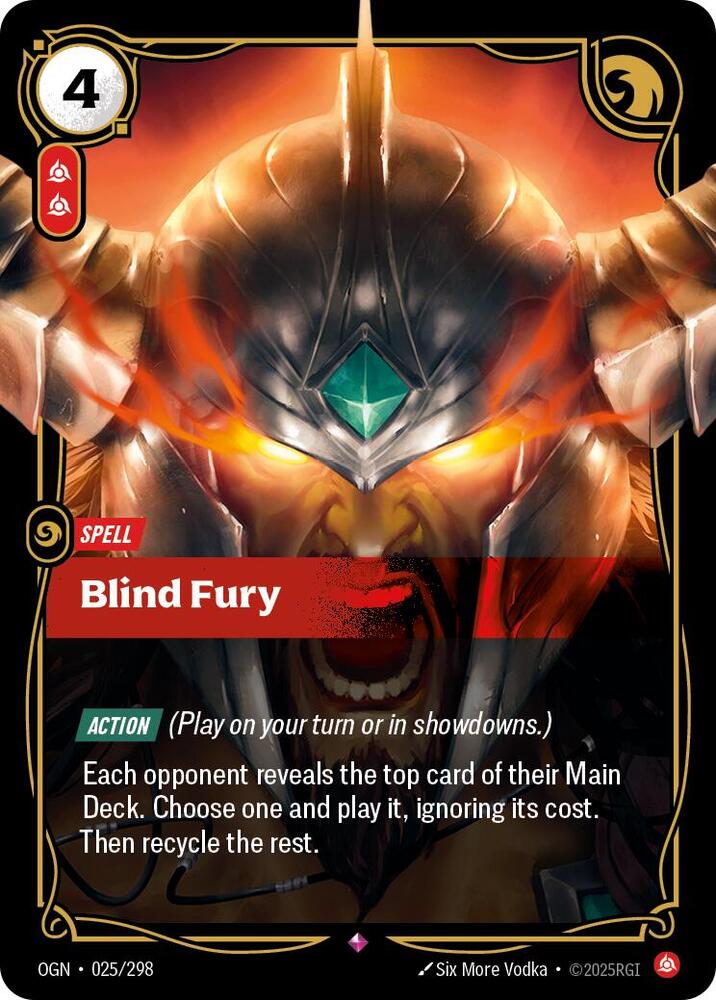 Blind Fury (025/298) [Origins]