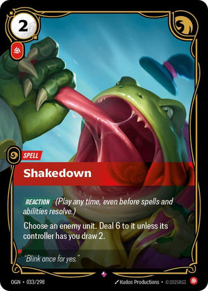 Shakedown (033/298) [Origins]