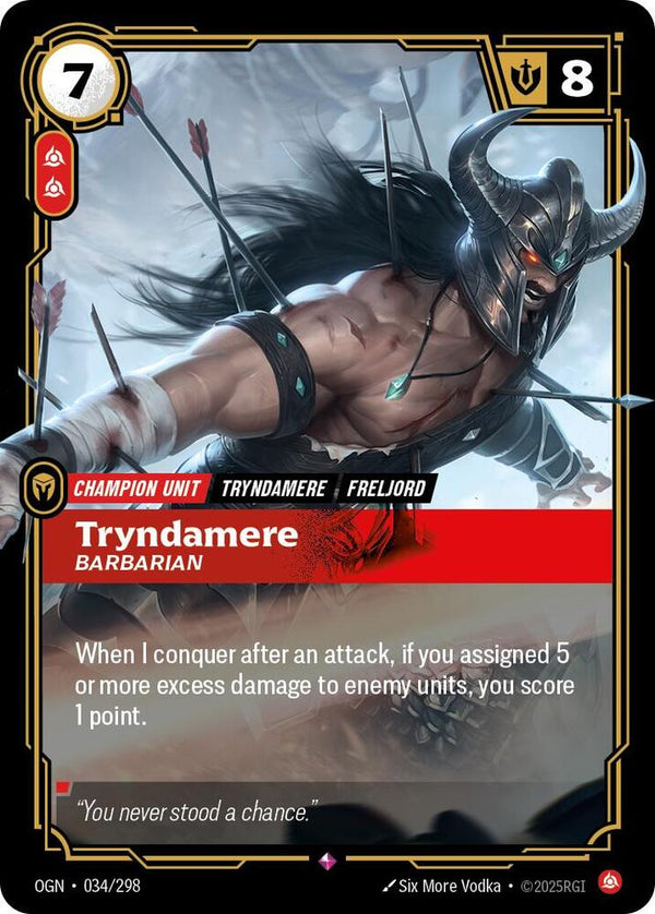 Tryndamere - Barbarian (034/298) [Origins]
