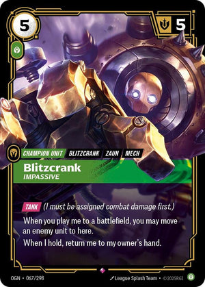 Blitzcrank - Impassive (067/298) [Origins]