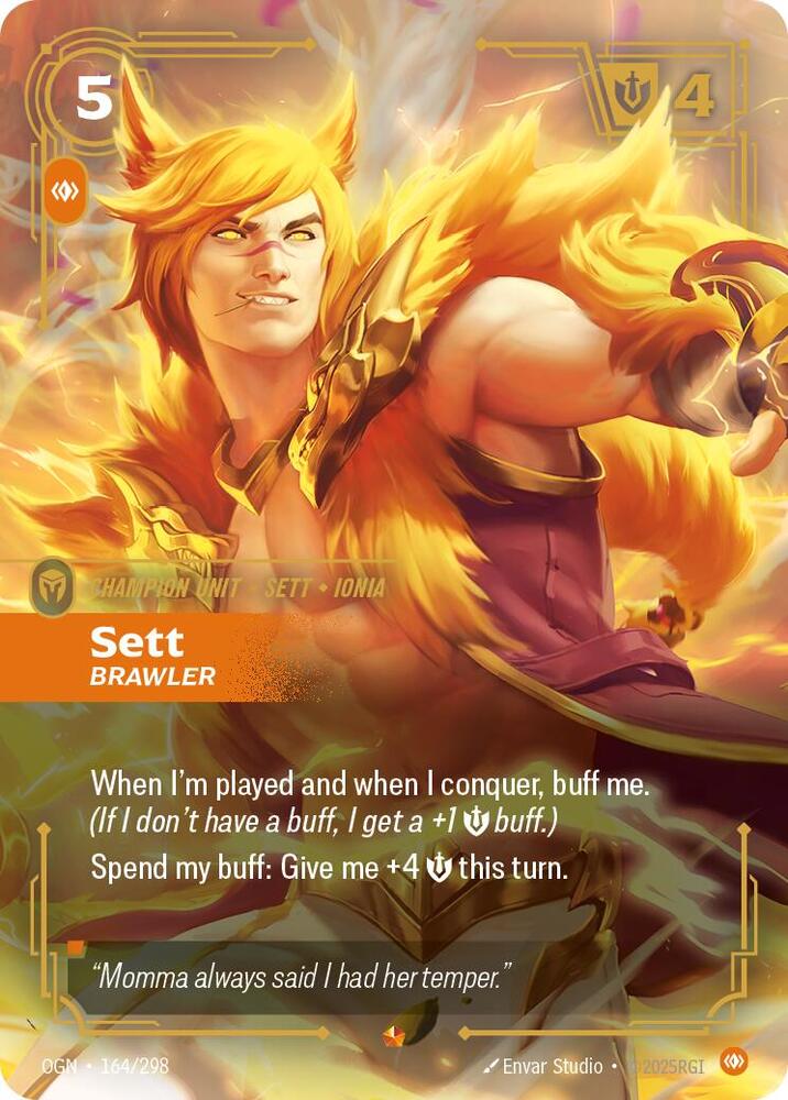 Sett - Brawler (164/298) [Origins]