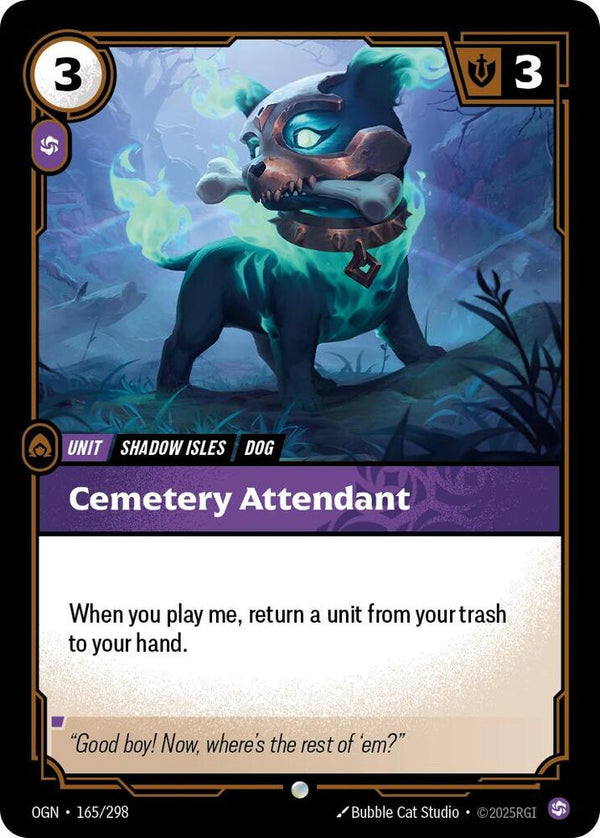 Cemetery Attendant (165/298) [Origins]