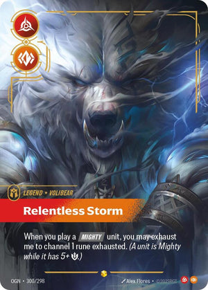 Volibear - Relentless Storm (Showcase) (300/298) [Origins]