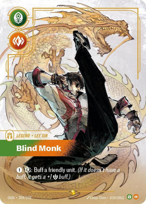 Lee Sin - Blind Monk (Showcase) (304/298) [Origins]
