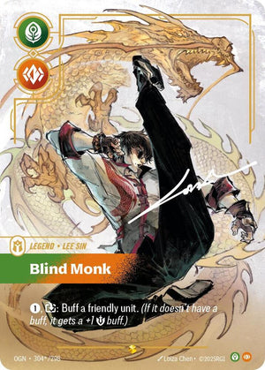 Lee Sin - Blind Monk (Signature) (304*/298) [Origins]