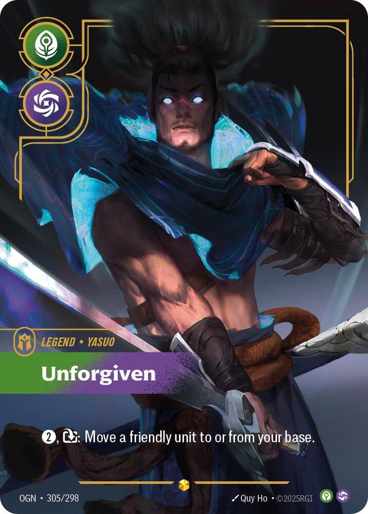 Yasuo - Unforgiven (Showcase) (305/298) [Origins]