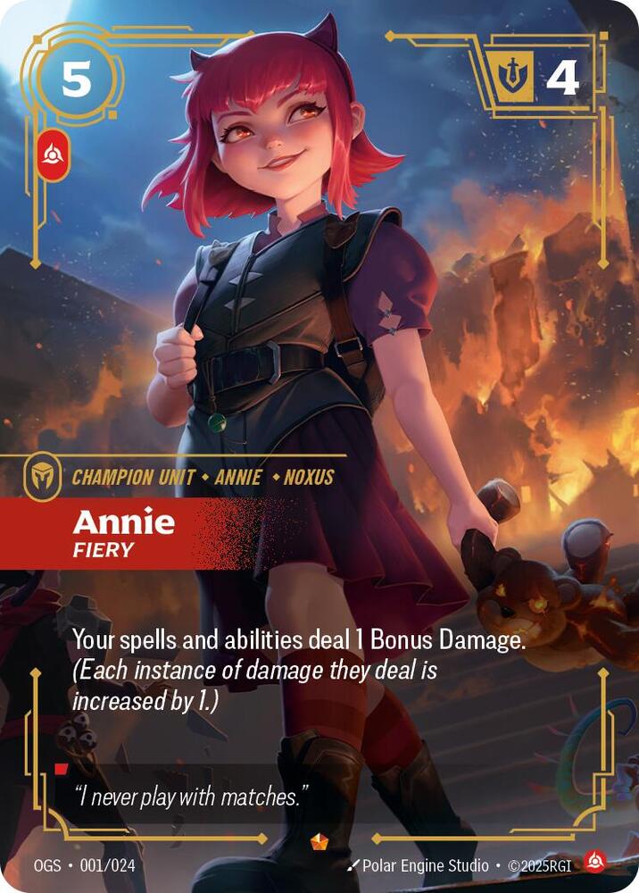 Annie - Fiery (001/024) [Origins: Proving Grounds]