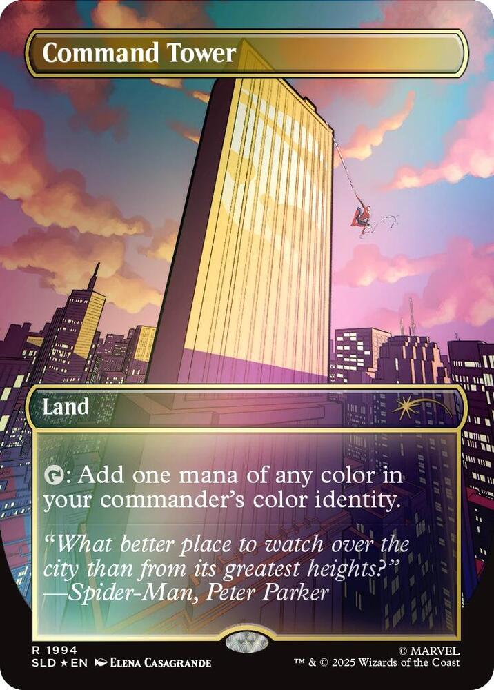 Command Tower (1994) (Rainbow Foil) [Secret Lair Drop]