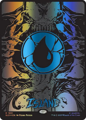 Island (1951) (Raised Foil) [Secret Lair Drop]