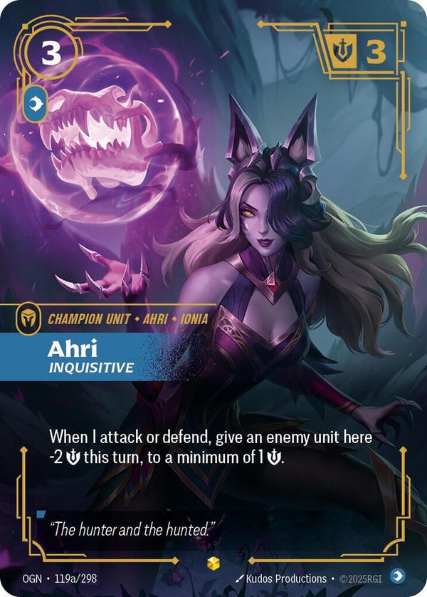 Ahri - Inquisitive (Alternate Art) (119a/298) [Origins]