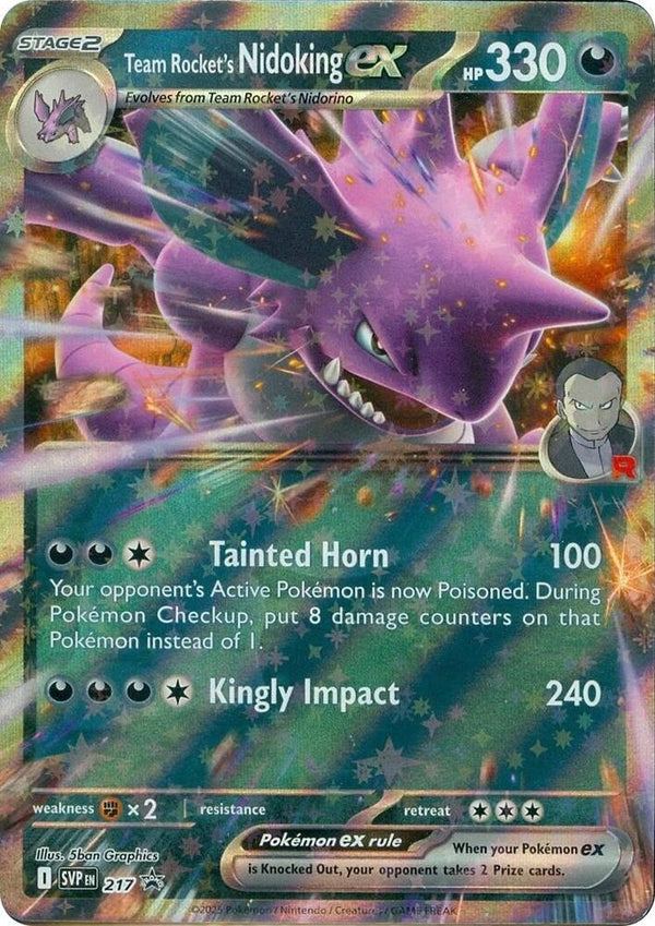 Team Rocket's Nidoking ex - 217 [SV Scarlet and Violet Promo Cards]