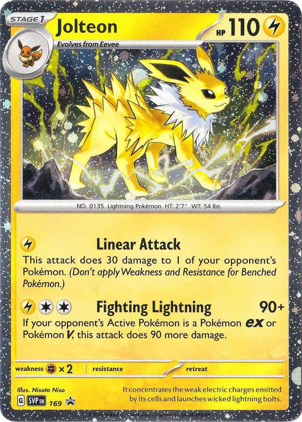 Jolteon - 169 (Cosmos Holo) [SV Scarlet and Violet Promo Cards]
