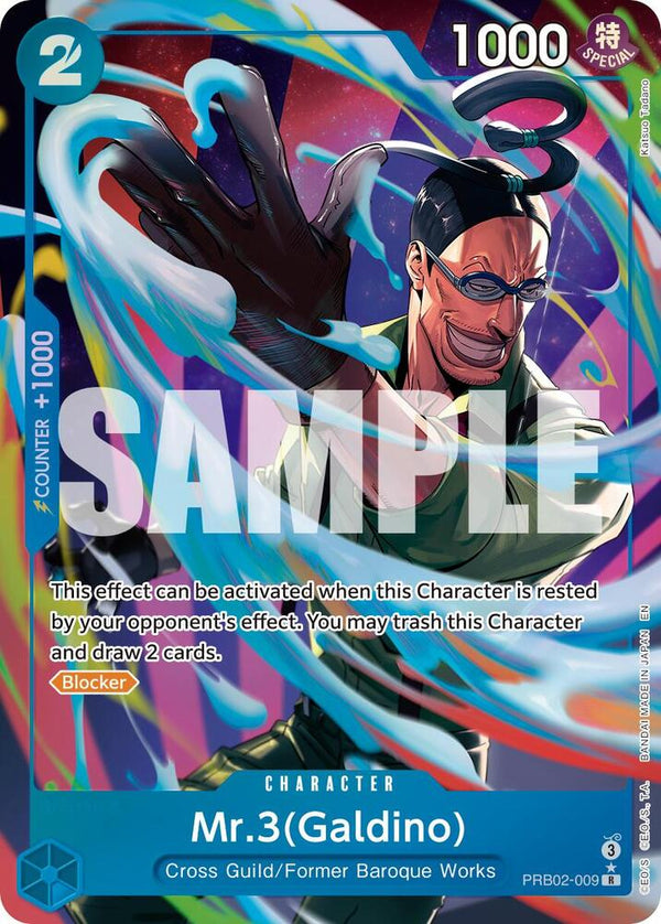 Mr.3(Galdino) - PRB02-009 (Alternate Art) [Premium Booster -The Best- Vol. 2]