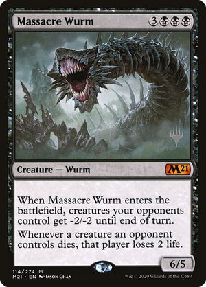 Massacre Wurm (114p) [Core Set 2021 Promos]