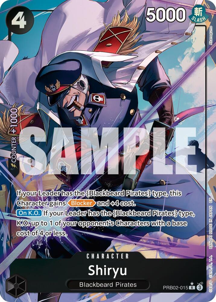 Shiryu (Alternate Art) (PRB02-015) [Premium Booster -The Best- Vol. 2]
