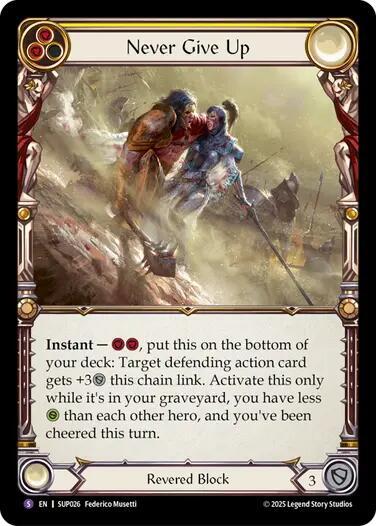 Never Give Up (SUP026) [Super Slam]