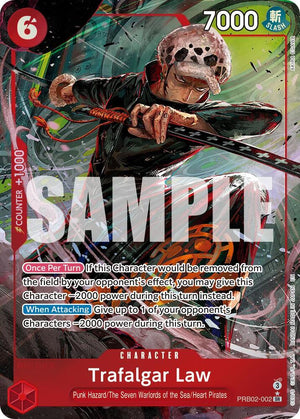 Trafalgar Law - PRB02-002 (Alternate Art) [Premium Booster -The Best- Vol. 2]