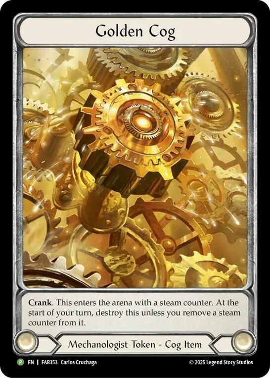 Golden Cog - FAB353 [Flesh and Blood Promo Cards]