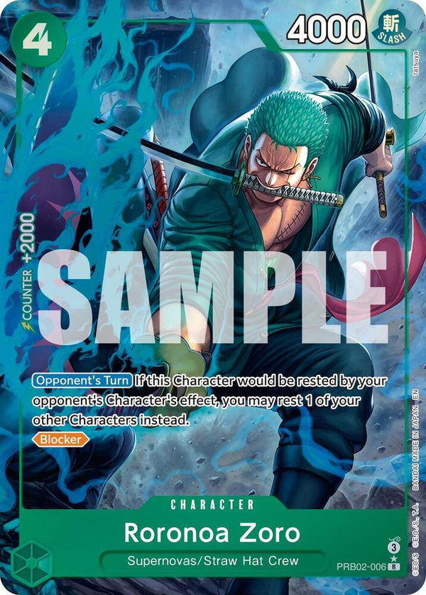 Roronoa Zoro - PRB02-006 (Alternate Art) [Premium Booster -The Best- Vol. 2]