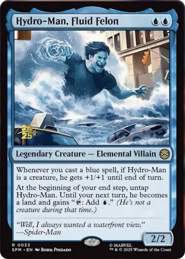 Hydro-Man, Fluid Felon (33) [Prerelease Cards]