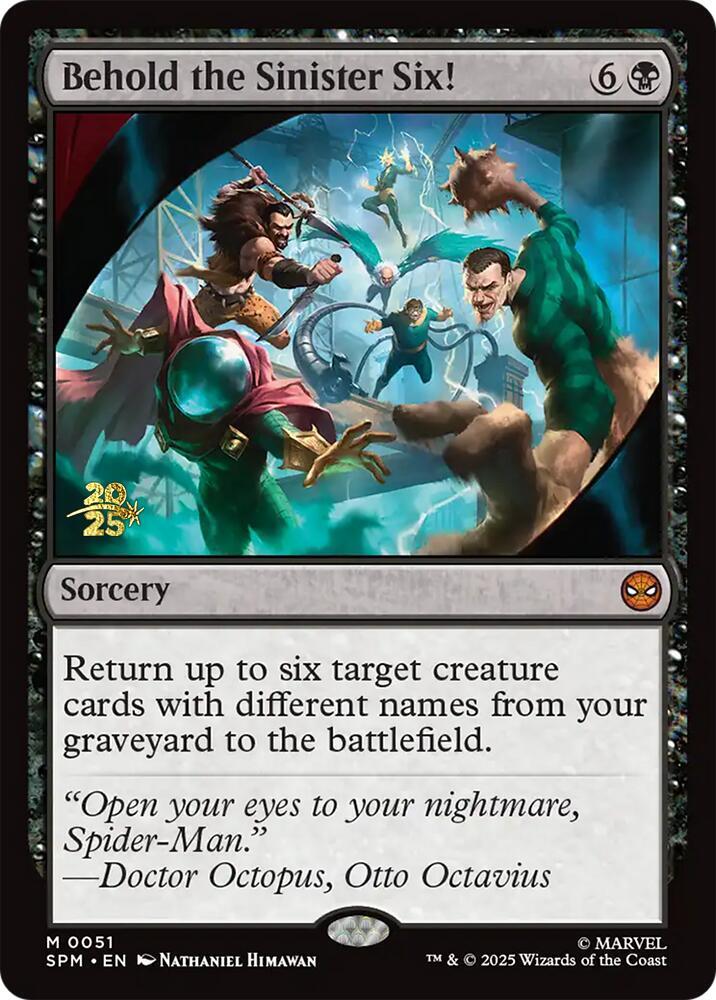 Behold the Sinister Six! (51) [Prerelease Cards]