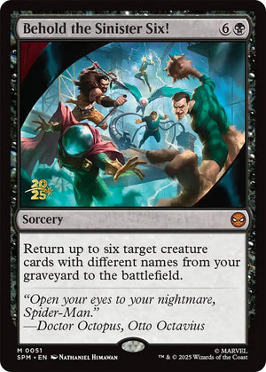 Behold the Sinister Six! (51) [Prerelease Cards]